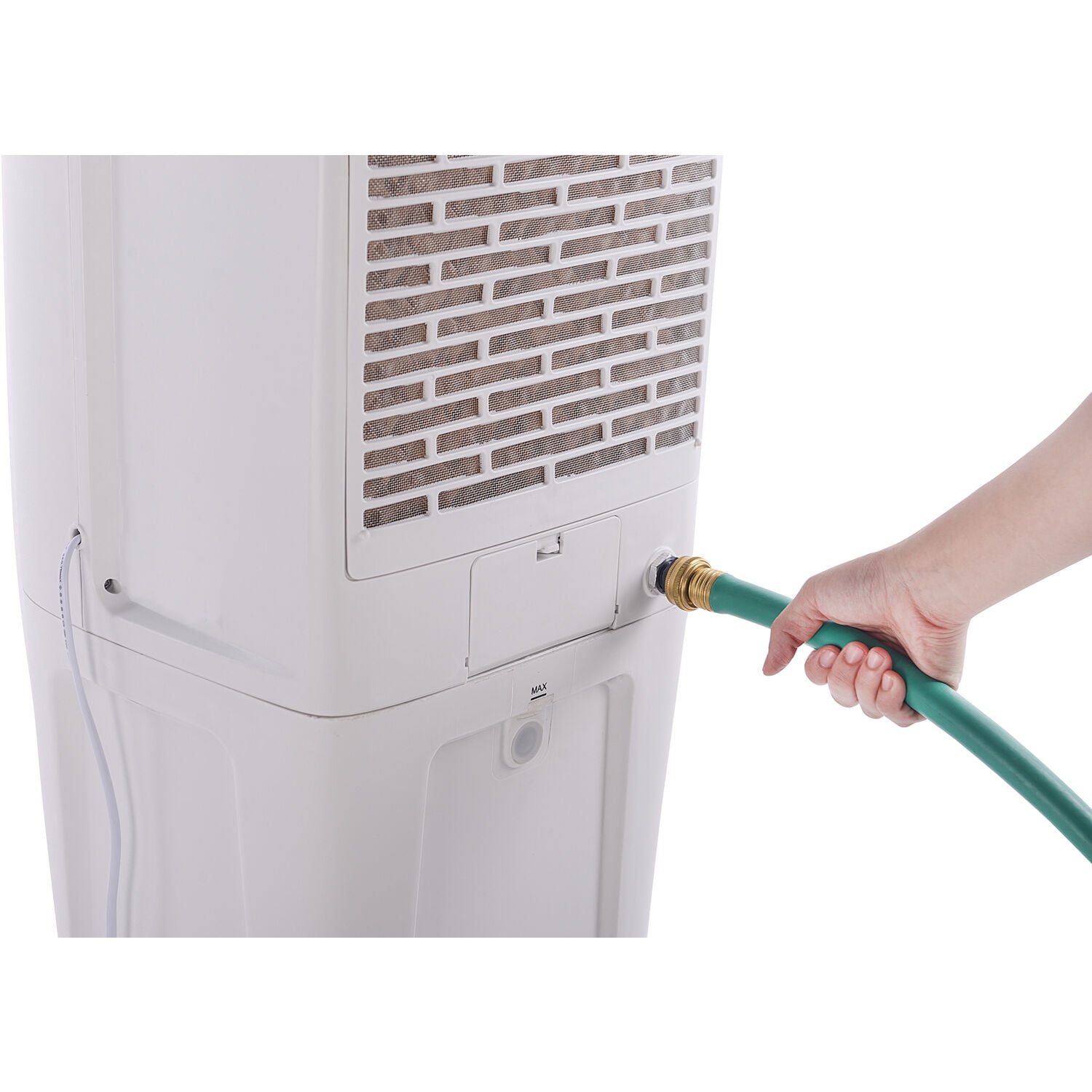 White Honeywell 588-647 CFM Portable Evaporative Tower Cooler with Fan 53.6 TC50PEU Humidifier /& Remote