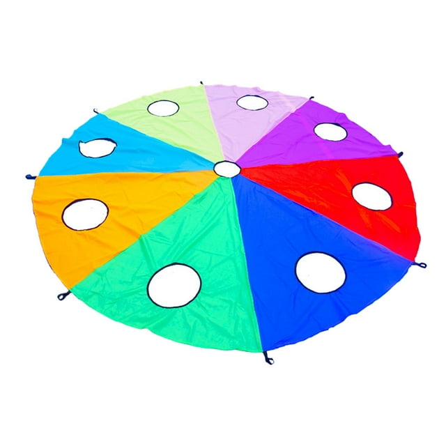 Children Parachute Toy Challenge Sports Toy Parent Child Interactive Toy Rainbow coloful