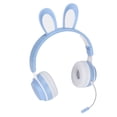 thumbnail image 3 of Earphone,  Ear Headphones Foldable HD Sereo Sound With LED Color Light For PC For Tablet For Online Learning White ,Blue,Green,Purple,,White, 3 of 8
