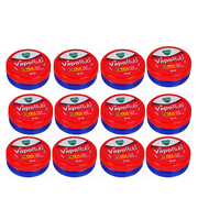 Vicks VapoRub Xtra Strong Balm 10ml Each – Pack of 12 Travel Size Multi Jar Set