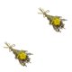 thumbnail image 4 of Cateissary 10X flor seca Mini ramo DIY artesanía boda decoración exquisito decorativo de larga duración graduación calcomanía tarjeta N17 2piezas, 4 of 6