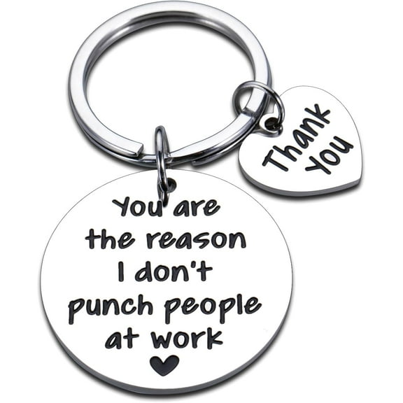 Secret Santa Gifts for Coworker Funny Coworker Gifts for Women Work Bestie Thank You Keychain for Coworker Retirement Farewell Gift for Work Friend Birthday Boss Day Christmas Gifts for Boss Lady