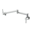 thumbnail image 1 of Chrome Gold Brass Pot Filler Tap Wall Mounted Foldable Kitchen Faucet Single Cold Hole Sink Rotate Folding Spout ,bar Laundry RV Farmhouse, 1 of 6