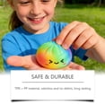 thumbnail image 3 of Glitter Dumpling, Dumplings Squeeze Sensory Stress Relief Toy for Adults & Kids, Stress Relief Squeeze Dough Ball Hand Toy， Rainbow Colors, 3 of 7