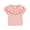 Pink, variant on Feancey Toddler Girls Ruffle T Shirts Cotton Casual Short Sleeve Round Neck Tops Summer 2025 Trendy Kids T-shirt Summer Clearance Green 6 Months