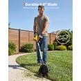 thumbnail image 3 of 20V Cordless Lawn Edger with 9 Inch Blade and 4.0Ah Battery for Precise Yard Trimming, 3 of 6