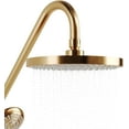thumbnail image 6 of Kauai III 8-in Rain Showerhead Shower System with Slide Bar and Integrated Soap Dish Brushed Gold 1.8 GPM, 6 of 8