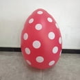 thumbnail image 2 of Huevos De Pascua Inflables Huevo de Pascua coloridos adornos de Pascua de 3 pies para fiesta de vacaciones de Pascua lunares Sywqhk libre de BPA, 2 of 2
