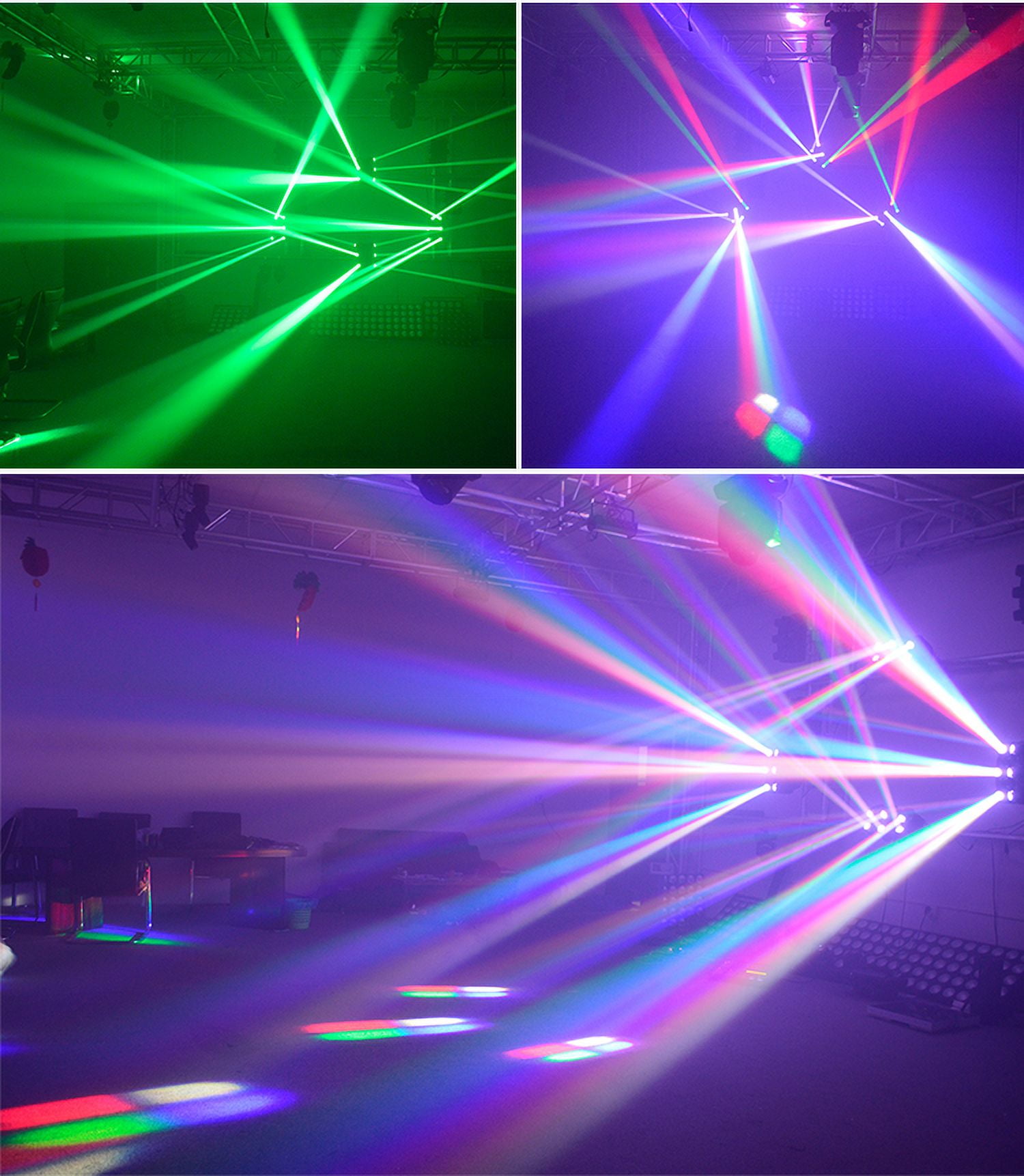 Disco Lighting Cree 6 x10w Beam Moving Head LED Stage Light For DJ Party