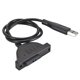 thumbnail image 5 of USB 2,0 , transferencia de datos, interfaz de alimentación portátil, convertidor , HDD/adaptador para ordenador, 12V CUTICAT Cable SATA, 5 of 7