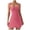 Pink, variant on Women’s Square Neck A-Line Mini Dress Sleeveless Fit and Flare Casual Summer Skater Dress