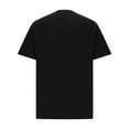thumbnail image 4 of Xihbxyly Casual Tops for Men Stretch Classic Tshirts Crew Neck Short Sleeve Athletic Active Tops Mens Casual Shirts Solid Loose Fit Mens Casual Shirts Casual for Beach, 4 of 5