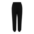 thumbnail image 5 of Makaor Sweatpants Baggy for Women with Pockets Drawstring Lounge Joggers with Elastic Waist Black S, 5 of 5