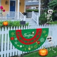 thumbnail image 5 of NSESSHome Merry Christmas Fan Flag Santa Claus Patch Bunting Flag Christmas Snowman Half Fan Banner Xmas Party Decoration, 5 of 5