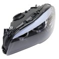 thumbnail image 4 of KarParts360 For BMW ActiveHybrid 5/M5 2012 2013 Headlight Assembly Driver and Passenger Side | Pair | Front | CAPA With Adaptive HID With Auto Adjust Clear Lens Black Housing | BM2502173C, BM2503173C, 4 of 5
