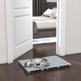thumbnail image 4 of Alfombra de baño Bamfan de madera de bambú de lujo para ducha, antideslizante, 4 of 8