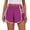 Hot Pink, variant on Womens Shorts Slim Fit Suit Style Mid Waisted Design Fashion Casual Slimming Effect Dressy Shorts Elegant Comfortable for Summer Daily and Work Wear,Navy L