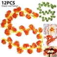 thumbnail image 1 of 2.3M Artificial Autumn Fall Leaves Greenery Ivy Leaf Fern Foliage Plant Flower, 1 of 9