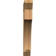 thumbnail image 2 of Ekena Millwork 6"W x 44"D x 44"H Westlake Slat Rough Sawn Bracket, Western Red Cedar, 2 of 4