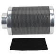 thumbnail image 1 of 4in Grow Tent Air Filter Active Carbon Filter Indoor Hydroponics Greenhouse Air Carbon Filter, 1 of 5