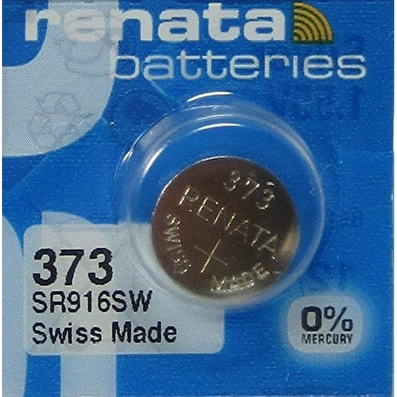 Renata 373 SR916SW V373 GP373 D373 617 SR68 Silver Oxide Mercury Free Electronic Battery x 1