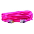 thumbnail image 2 of Coleman Cable Southwire 2578SW000A 12/3 50' Neon Pink All Purpose Extension Cord, 2 of 9