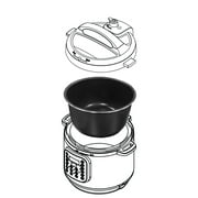 Instant Pot Ceramic Non-Stick Interior Coated Inner Cooking Pot - 3 Quart, Black