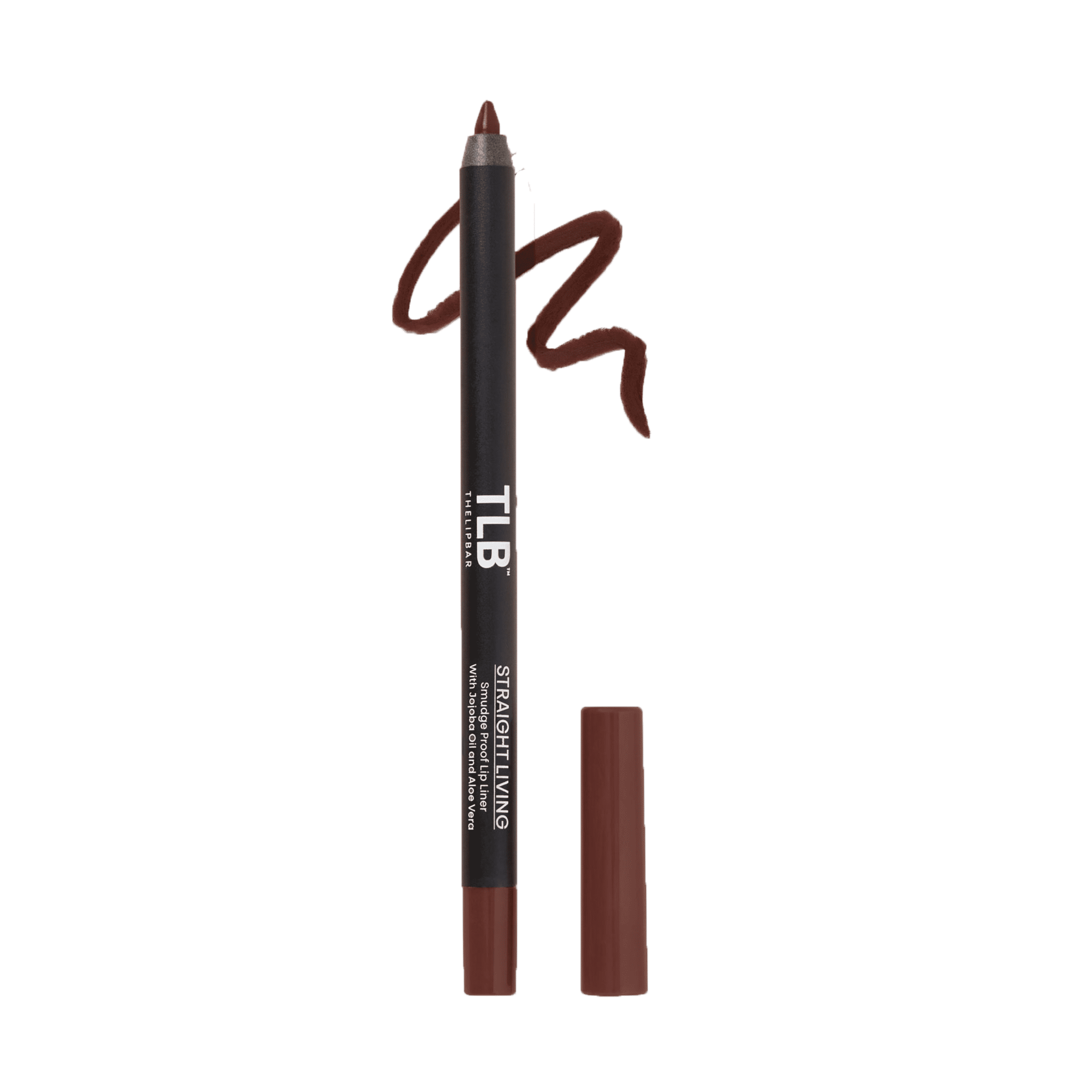 The Lip Bar Vegan Straight Line Lip Liner, Straight Living, 0.04 oz, 1 Count