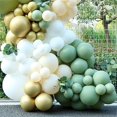 thumbnail image 4 of 121 Uds. Kit de arco de guirnalda teñida de aguacate dorado, globos, celebración de fiesta de cumpleaños, decoraciones para baño de bebé, 4 of 4