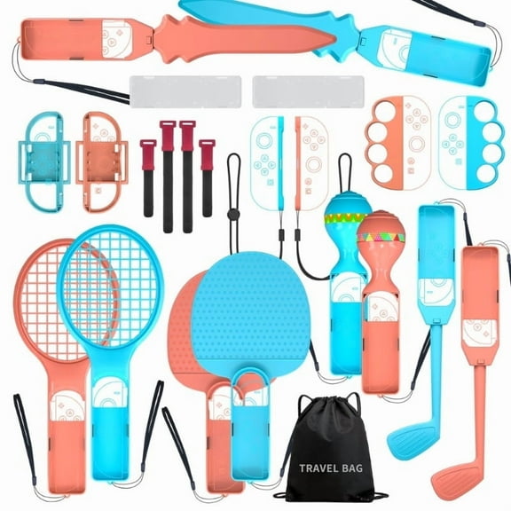 Suitable for 23 in 1 Game Accessories Somatosensory Sports Set Suitable for Family and Friends Gathering