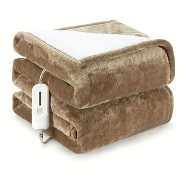 77*84inch  Electric Heated Throw Blanket with 3 Heating Levels,Machine Washable Double Side Flannel,Thickened Winter Heated Blanket
