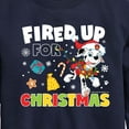 thumbnail image 3 of Paw Patrol - Fired Up For Christmas - Toddler And Youth Crewneck Fleece Sweatshirt, 3 of 6
