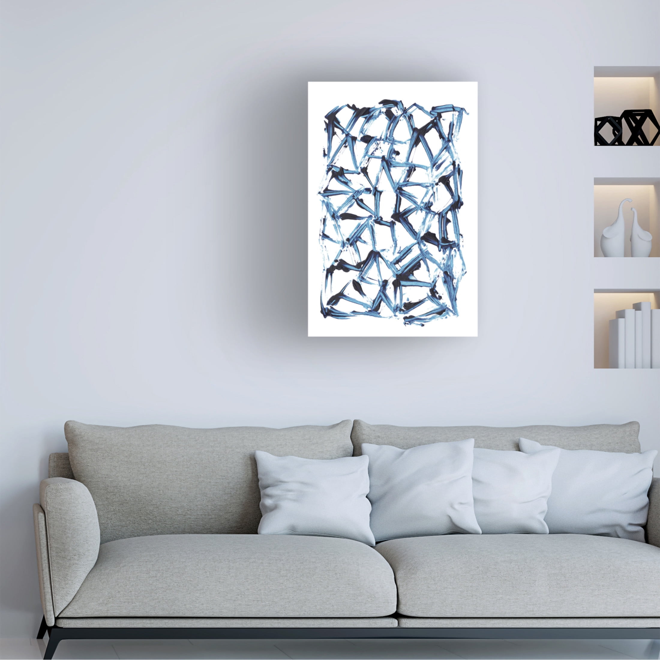 Trademark Fine Art Dan Hobday Minimal Shapes Canvas Wall Art