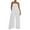 White, variant on Blmnix Outfits Black Off Shoulder Tube Tropical Jumpsuits For Women Bohemian Palazzo Long Wide-Leg Trousers