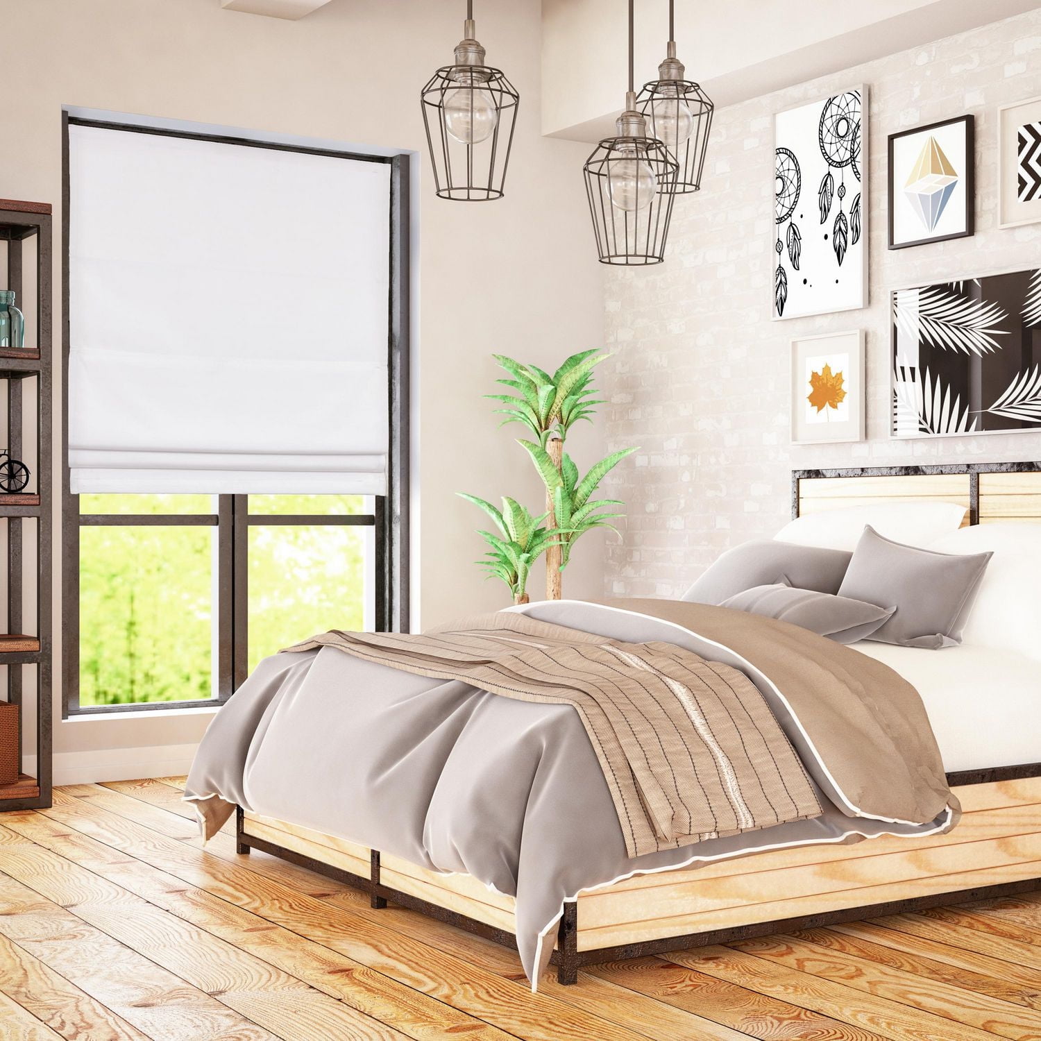 Versailles' Octavia Cordless Roman Shades (27in x 63in)