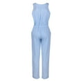 Womens Jumpsuits Casual Women Casual Sleeveless Tank Jumpsuit Demin
