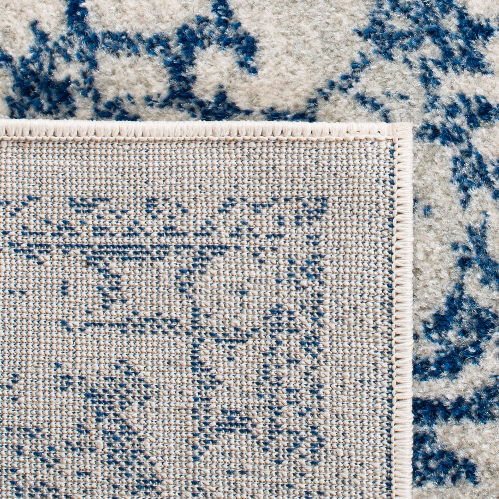 Safavieh Evoke Trena Floral Area Rug, Ivory/Navy, 3' x 3' Round