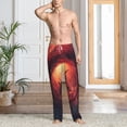 thumbnail image 4 of Salouo Shark Underwater Vortex Print Pajama Pants for Men, Lounge Pants Elastic Waistband Casual Men's sleepwear Loungewear Sleep Pajama Pant -X-Large, 4 of 7
