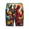thumbnail image 6 of Wolverine Pajama Shorts for Men, Summer Graphic Lounge Pajama Bottoms Soft Sleep Pjs Pants with Drawstring & Pockets, 6 of 8