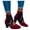 Red, variant on Women's Flowers Lace Fish Mouth Open Toe High Heels Sandals with Back Zipper Cutout Breathable Non-Slip Block Heeled Ankle Bootie Sandals Fashion Wedding Party Dress Shoe