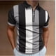 thumbnail image 2 of Tops de Algodón para las Mujeres con Cremallera de Manga Corta con Solapa Impresa Camiseta Suelta, Ligera Blusa de Cuello Redondo de Algodón de Imitación para el Hogar Y el Uso Diario, 2 of 4