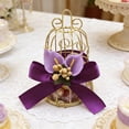 thumbnail image 4 of Snack Box Container European Style Gold Birdcage Iron Candy Box for Wedding, Storage, 4 of 7