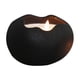 thumbnail image 2 of Vasos cerámicos para velas - diseño de cáscara de huevo 9,5x8x6,8cm, capacidad 160g - Candelabros de aromaterapia para decoración del hogar, regalo (blanco, rosa, negro), 2 of 6