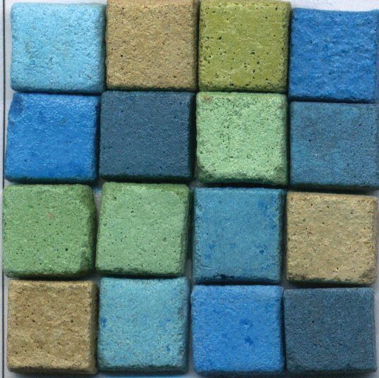 Alvin BHS516 Mini Mosaic Set Blue Earth
