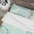 thumbnail image 4 of Designart 'Watercolor mandalas V' Traditional Duvet Cover Set, 4 of 4