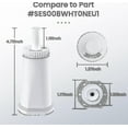 thumbnail image 3 of 4 Pack Water Filter For Sage Coffee Machine - Water Filters For Sage Barista Express Pro Touch 2024-, 3 of 5