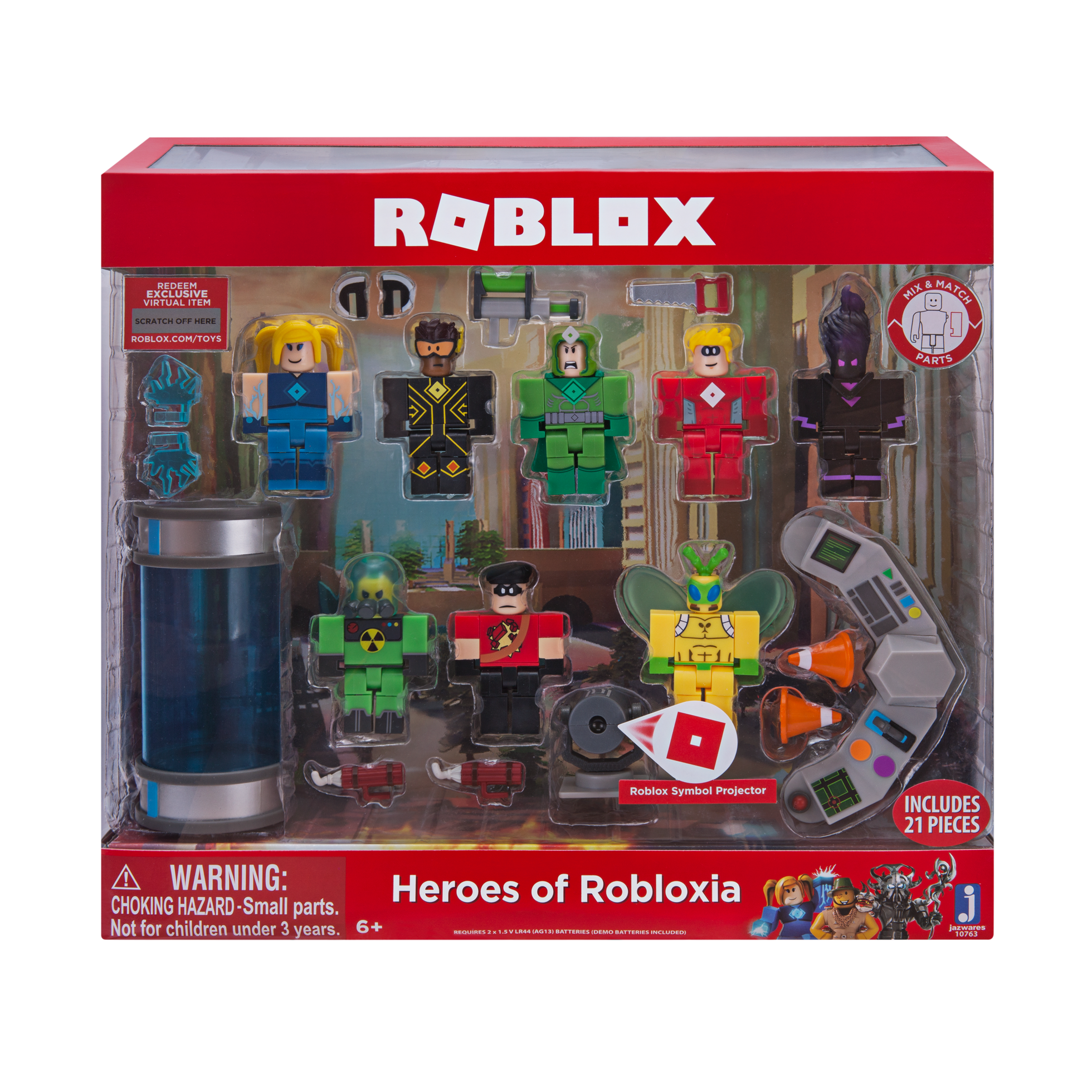 Heroes Of Robloxia Action Figure 8 Pack - 
