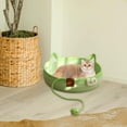 thumbnail image 1 of Cama para gatos de cuerda tejida, sofá de casa transpirable para gatitos con pelota de cuerda para jugar, cesta para dormir para interiores, otros M, 1 of 8