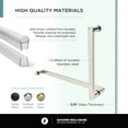 thumbnail image 6 of Fine Fixtures Shower Enclosure Neo Angle Frameless Tempered Glass 32" W X 74" H Polished Chrome Finish, 6 of 11