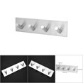 thumbnail image 4 of Ganchos de pared de acero inoxidable Gancho de puerta Ganchos de baño para colgar tela facial toalla de mano abrigo sombrero paraguas sin necesidad de perforación ANGGREK Otros, 4 of 8